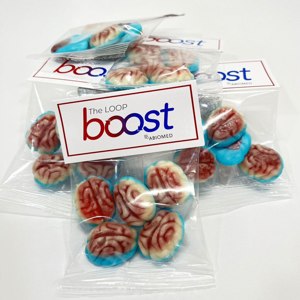 Promotional product - Candy branded for an Abiomed event and created by Fenway Group.