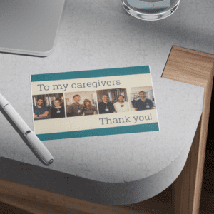 Caregivers card.